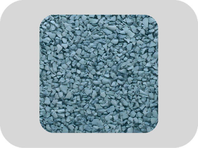 High Elasticity Blue EPDM Rubber Granules