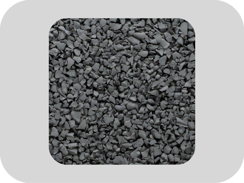 High Elasticity Gray EPDM Rubber Granules