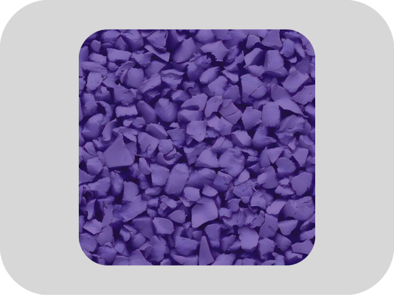 Odorless Purple EPDM Rubber Granules