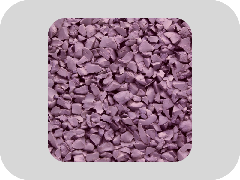 High Elasticity Purple EPDM Rubber Granules