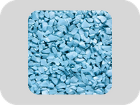 Non Fading Blue Playground EPDM Rubber Granules