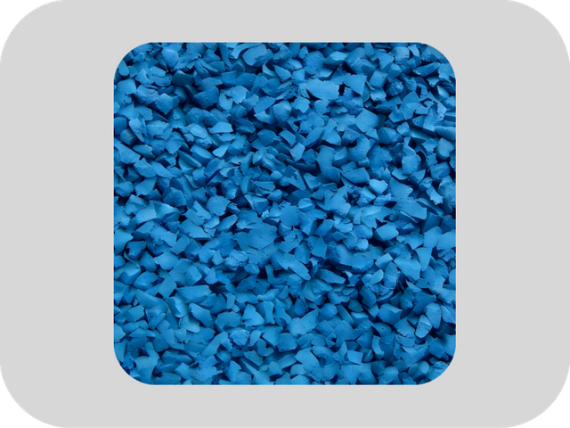 Blue EPDM Rubber Granules with A Wide Temperature Resistance Range
